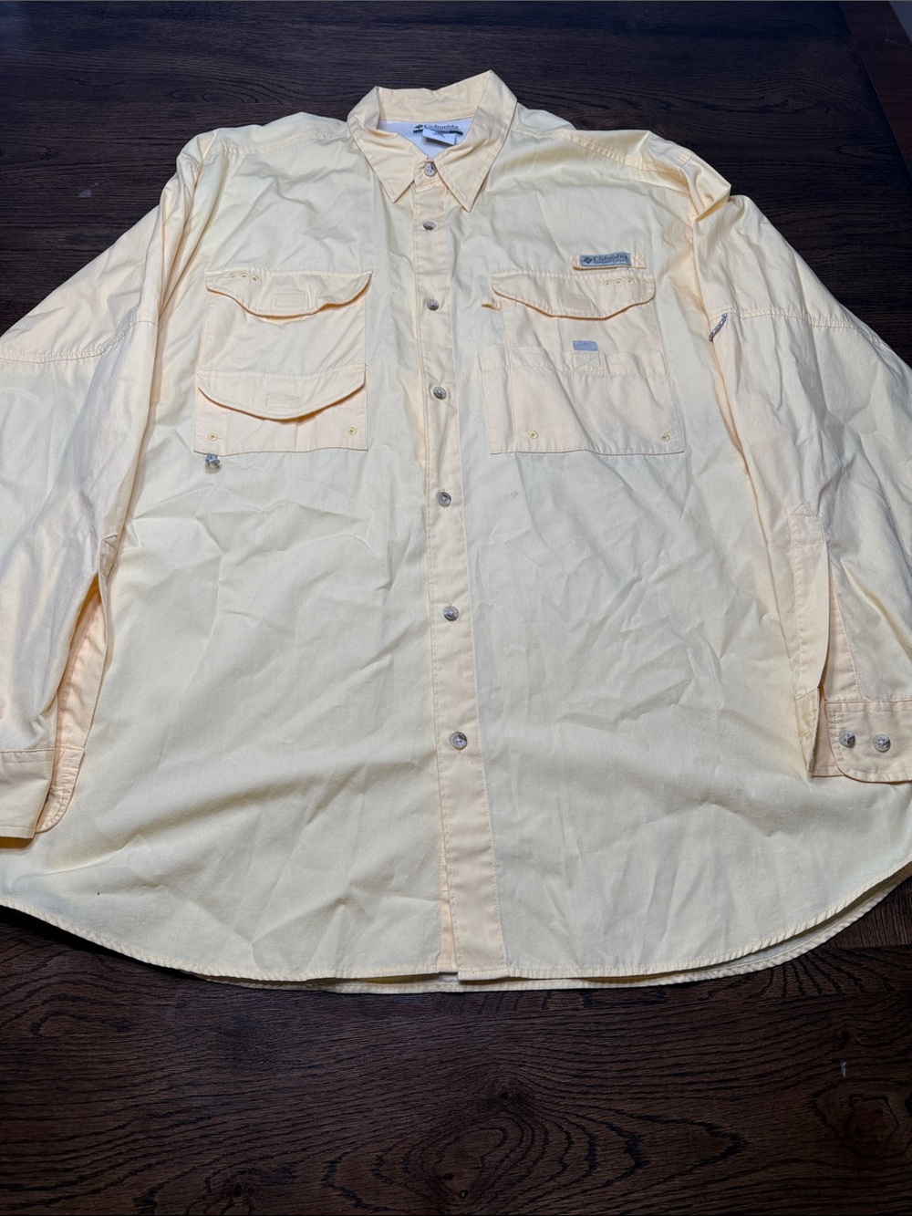 Columbia PFG long Sleeve Vented Fishing Shirt sz XL